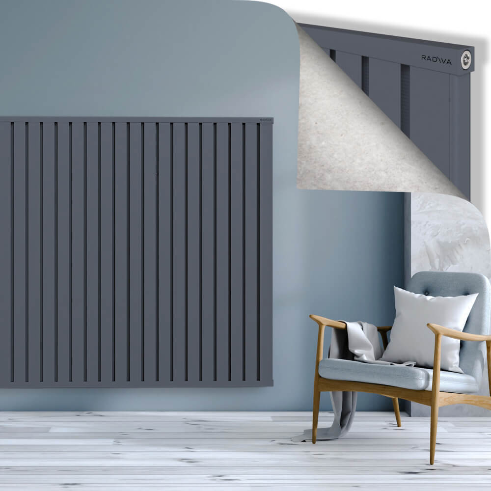 Obi Dekoratif Alüminyum Radyatör 1500x2884 Antrasit - 4
