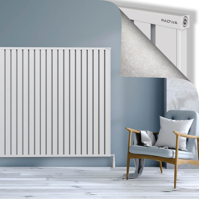 Obi Dekoratif Alüminyum Radyatör 1500x2964 Beyaz