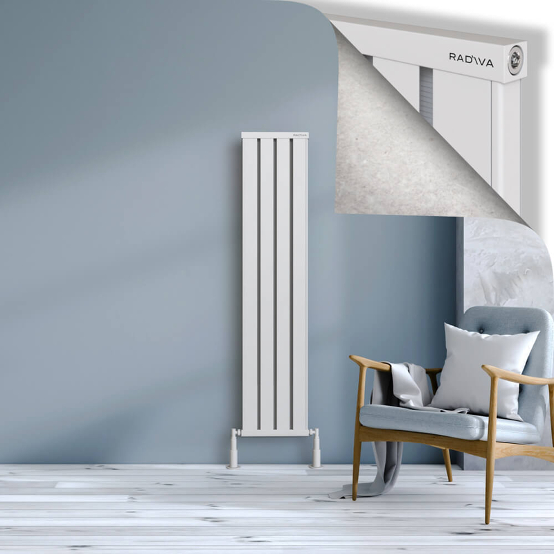 Obi Dekoratif Alüminyum Radyatör 1500x324 Beyaz 