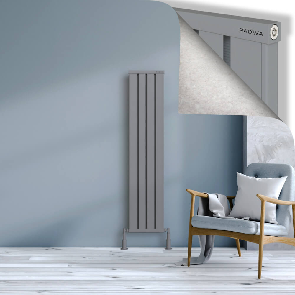 Obi Dekoratif Alüminyum Radyatör 1500x324 Gri - 1