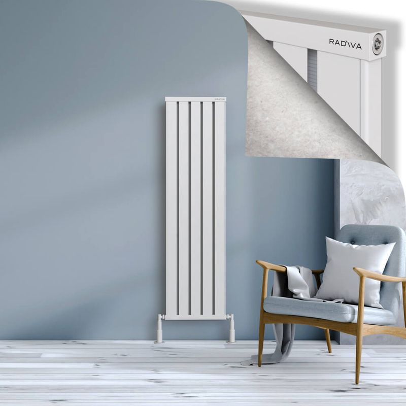 Obi Dekoratif Alüminyum Radyatör 1500x404 Beyaz