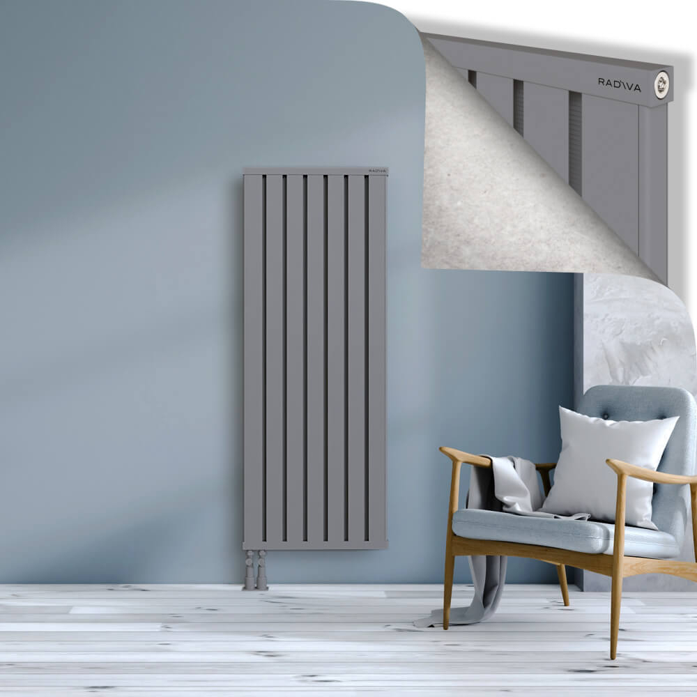 Obi Dekoratif Alüminyum Radyatör 1500x564 Gri - 4