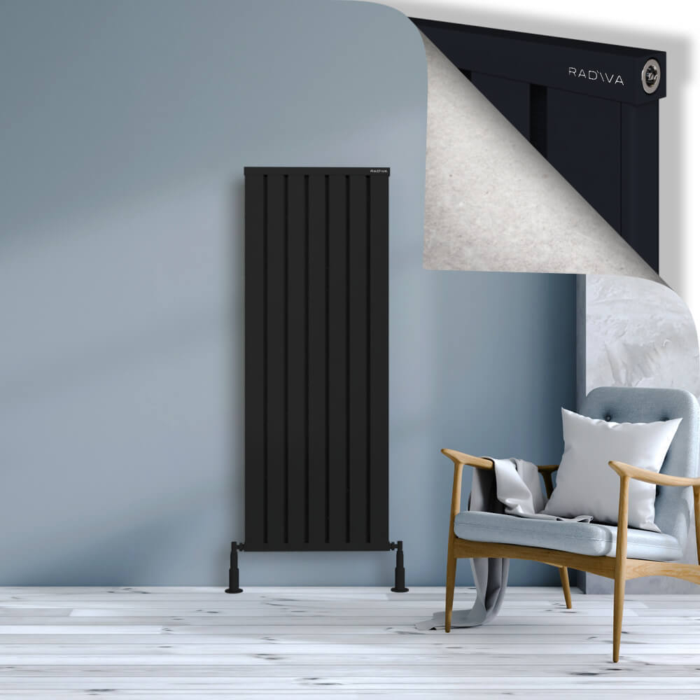 Obi Dekoratif Alüminyum Radyatör 1500x564 Siyah - 1