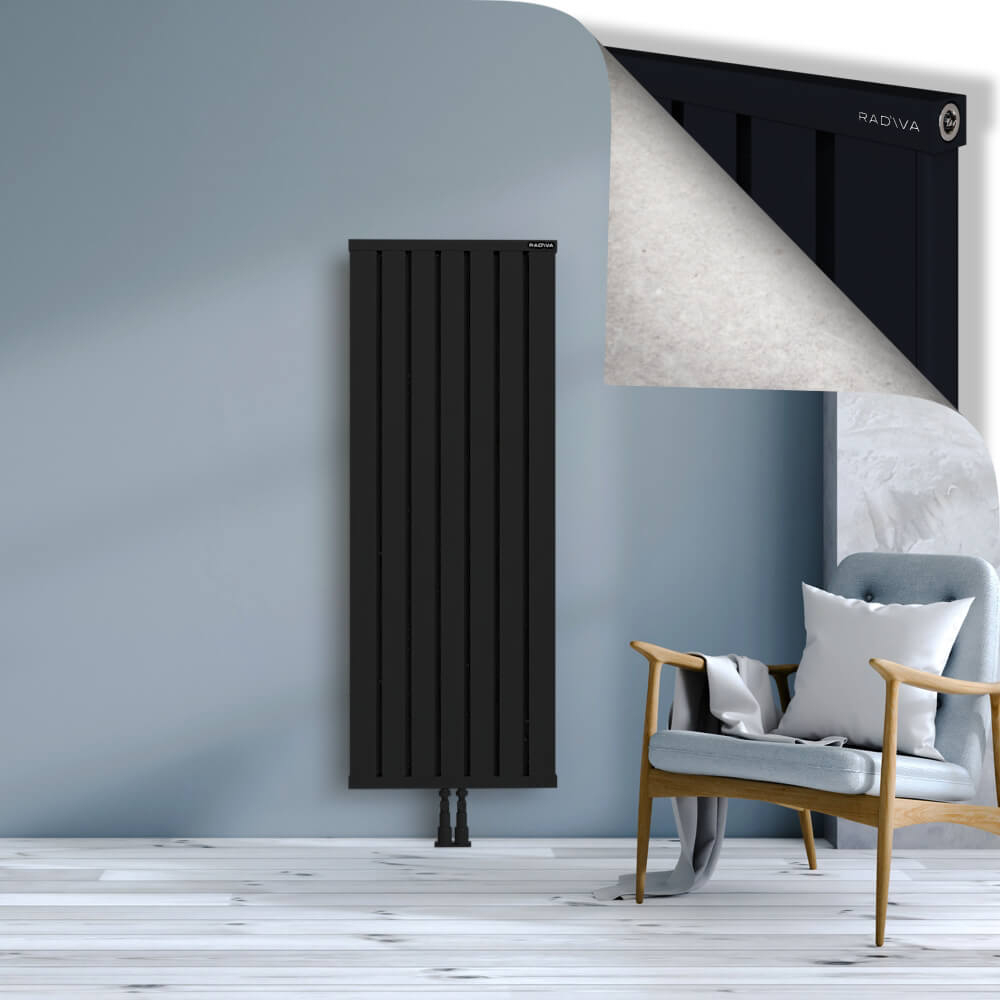 Obi Dekoratif Alüminyum Radyatör 1500x564 Siyah - 2