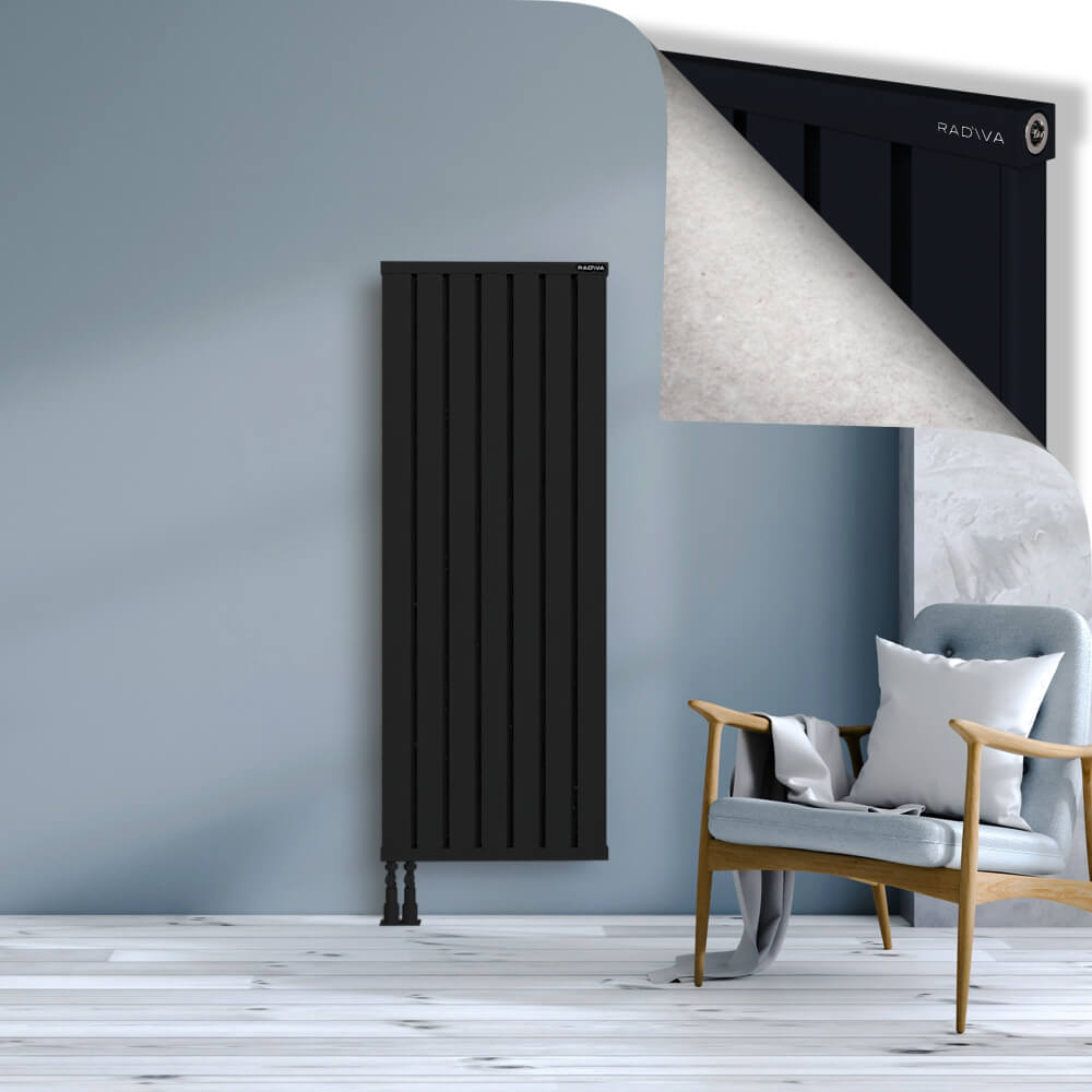 Obi Dekoratif Alüminyum Radyatör 1500x564 Siyah - 4