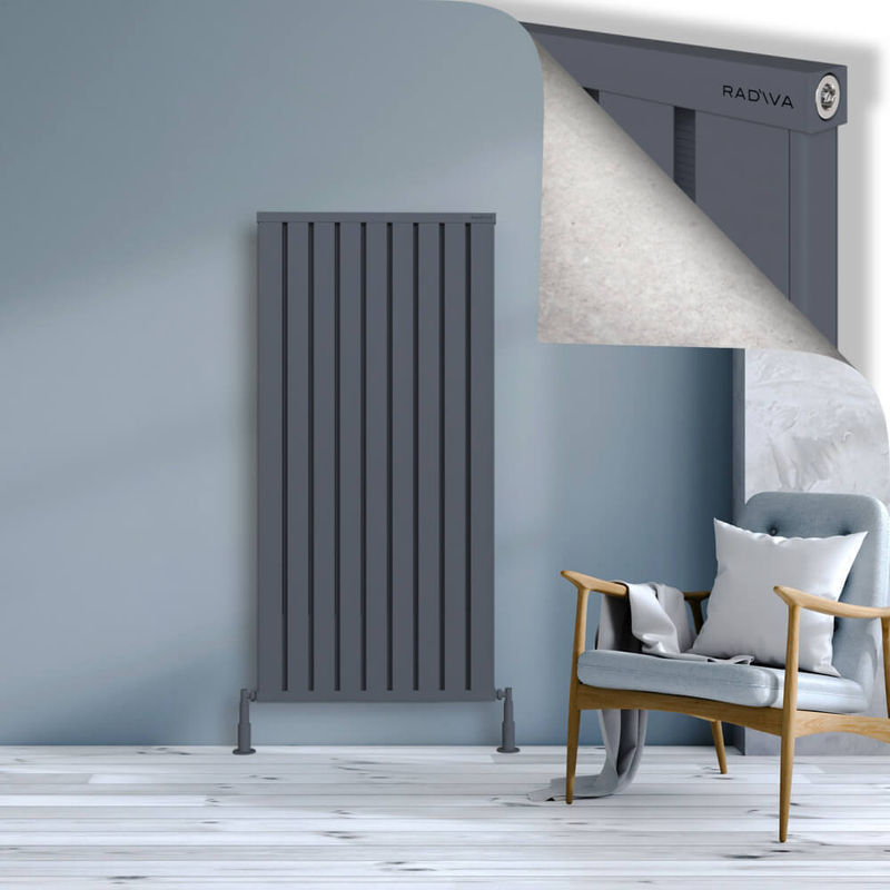 Obi Dekoratif Alüminyum Radyatör 1500x724 Antrasit 