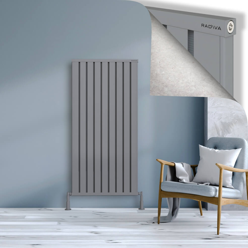 Obi Dekoratif Alüminyum Radyatör 1500x724 Gri 
