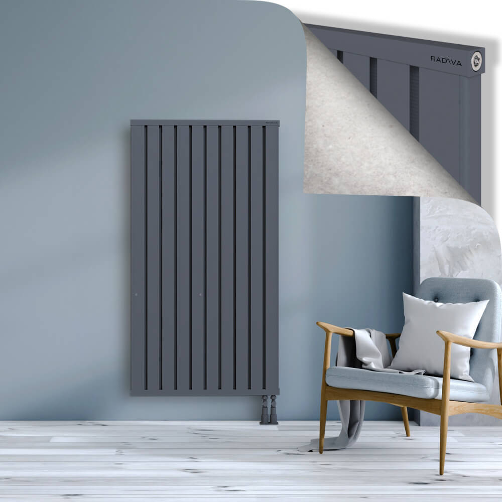 Obi Dekoratif Alüminyum Radyatör 1500x804 Antrasit - 3