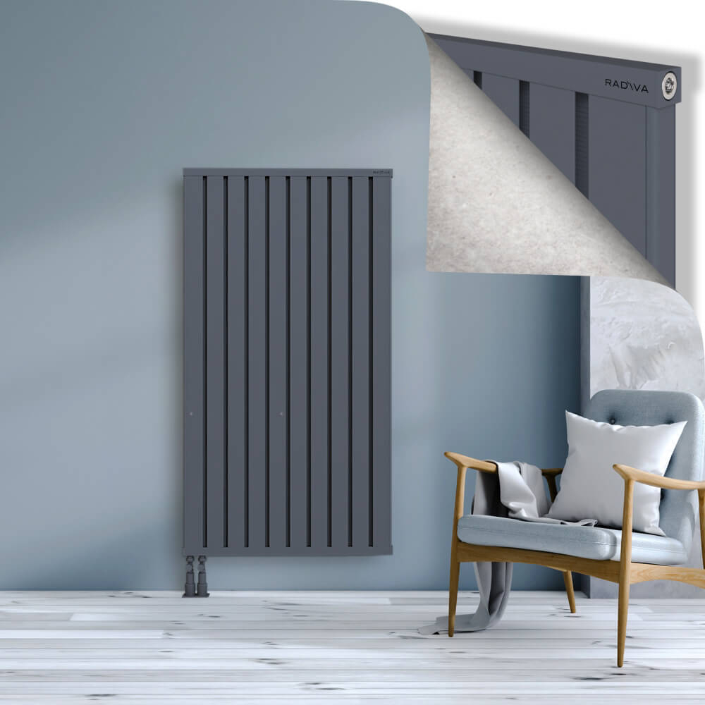 Obi Dekoratif Alüminyum Radyatör 1500x804 Antrasit - 4