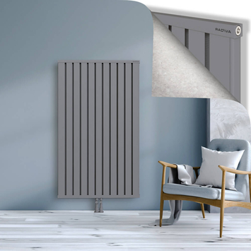 Obi Dekoratif Alüminyum Radyatör 1500x884 Gri Alt Orta 50mm