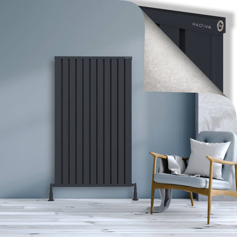 Obi Dekoratif Alüminyum Radyatör 1500x884 Koyu Antrasit 