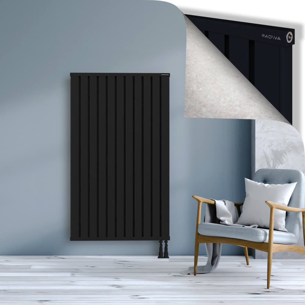 Obi Dekoratif Alüminyum Radyatör 1500x884 Siyah - 3