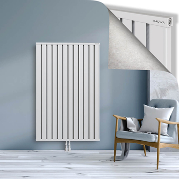 Obi Dekoratif Alüminyum Radyatör 1500x964 Beyaz Alt Orta 50mm