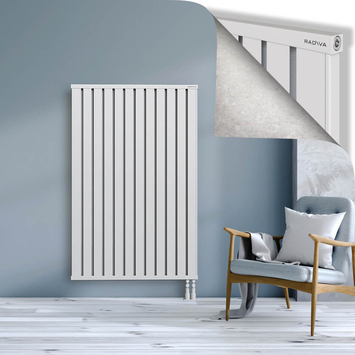 Obi Dekoratif Alüminyum Radyatör 1500x964 Beyaz Alt Sağ 50mm