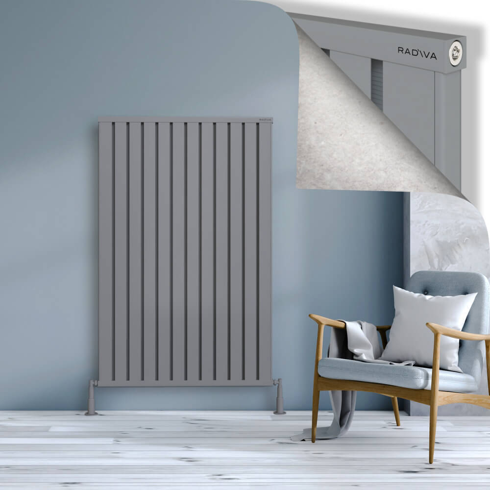Obi Dekoratif Alüminyum Radyatör 1500x964 Gri - 1