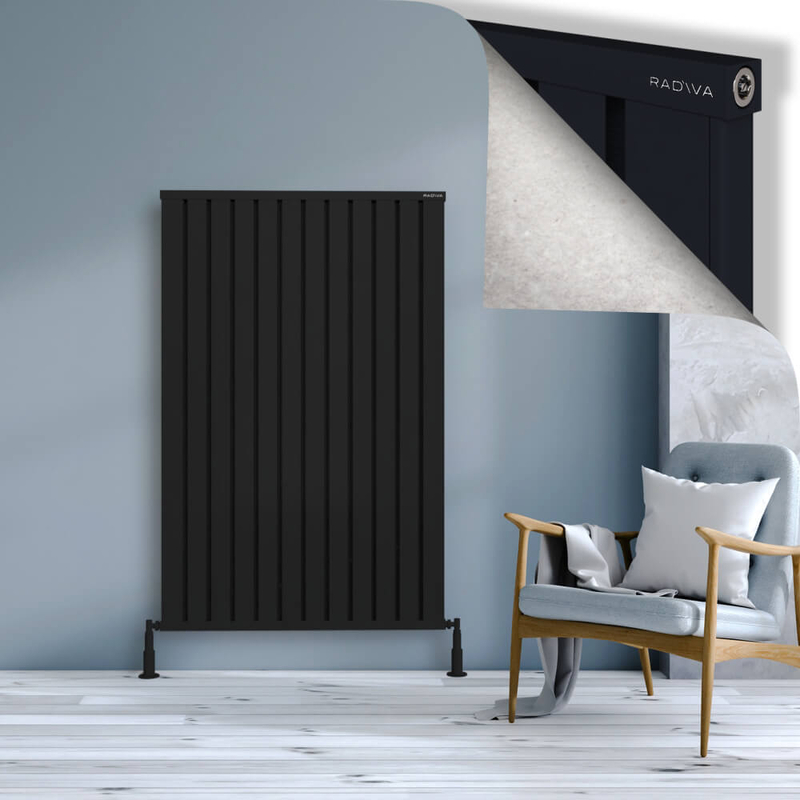 Obi Dekoratif Alüminyum Radyatör 1500x964 Siyah