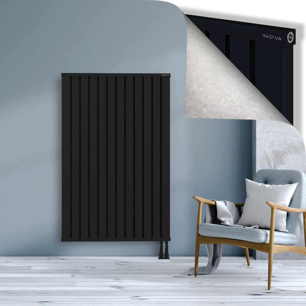 Obi Dekoratif Alüminyum Radyatör 1500x964 Siyah - 3