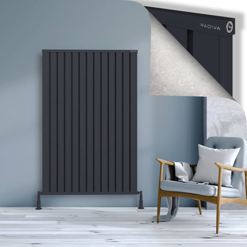 Obi Dekoratif Alüminyum Radyatör 1600x1044 Koyu Antrasit 