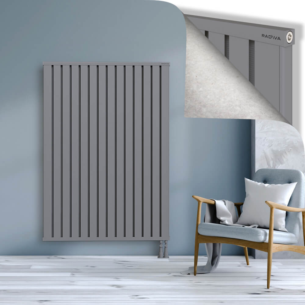 Obi Dekoratif Alüminyum Radyatör 1600x1124 Gri - 3