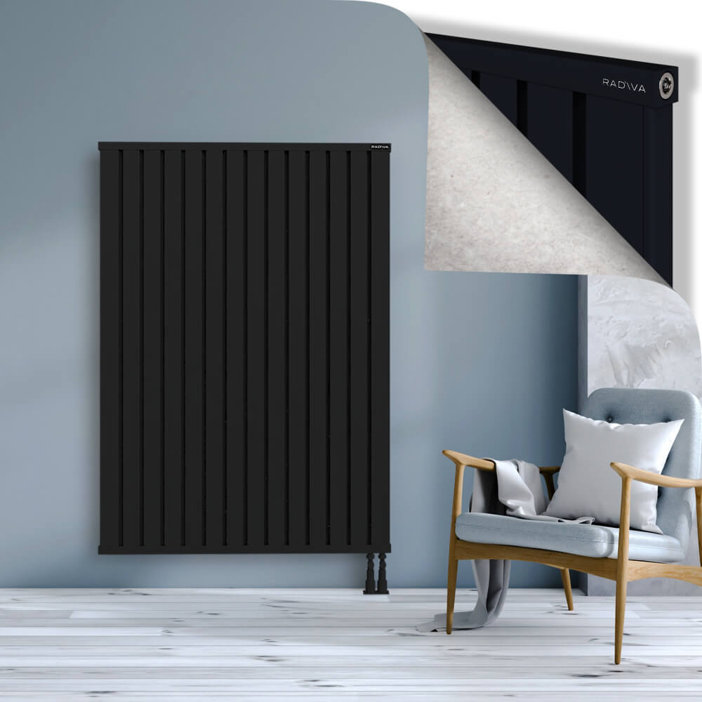 Obi Dekoratif Alüminyum Radyatör 1600x1124 Siyah - 3