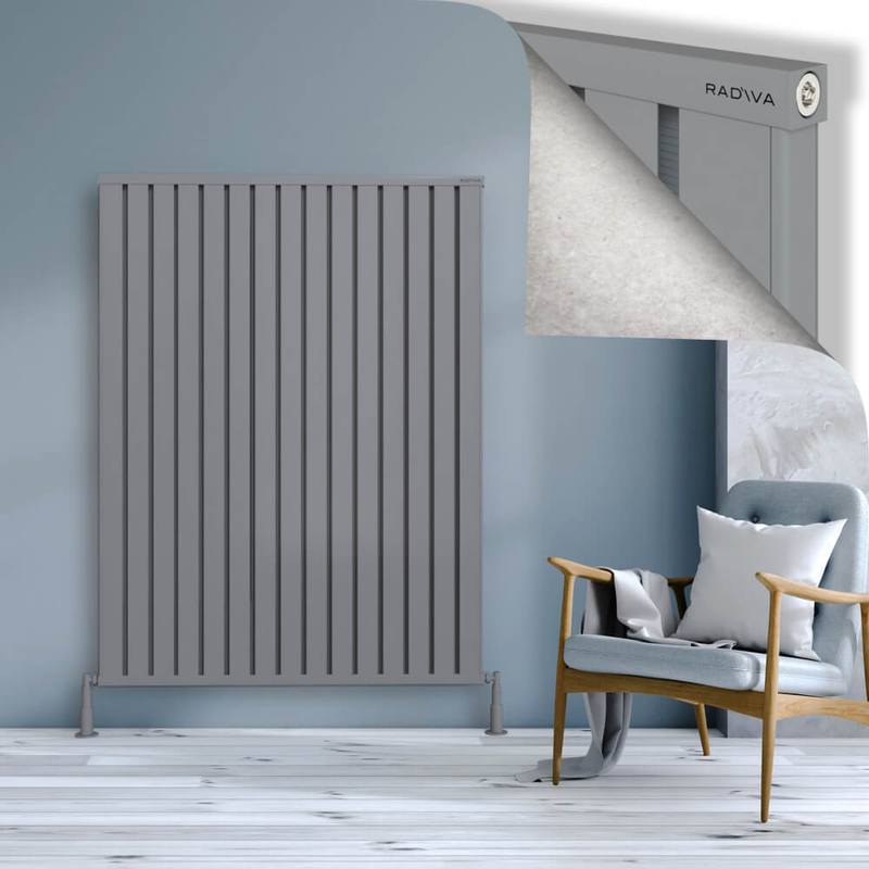 Obi Dekoratif Alüminyum Radyatör 1600x1204 Gri