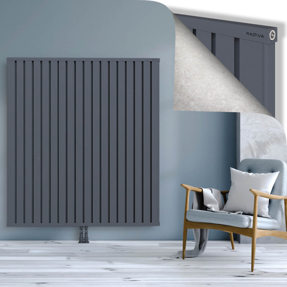Obi Dekoratif Alüminyum Radyatör 1600x1444 Antrasit - 2