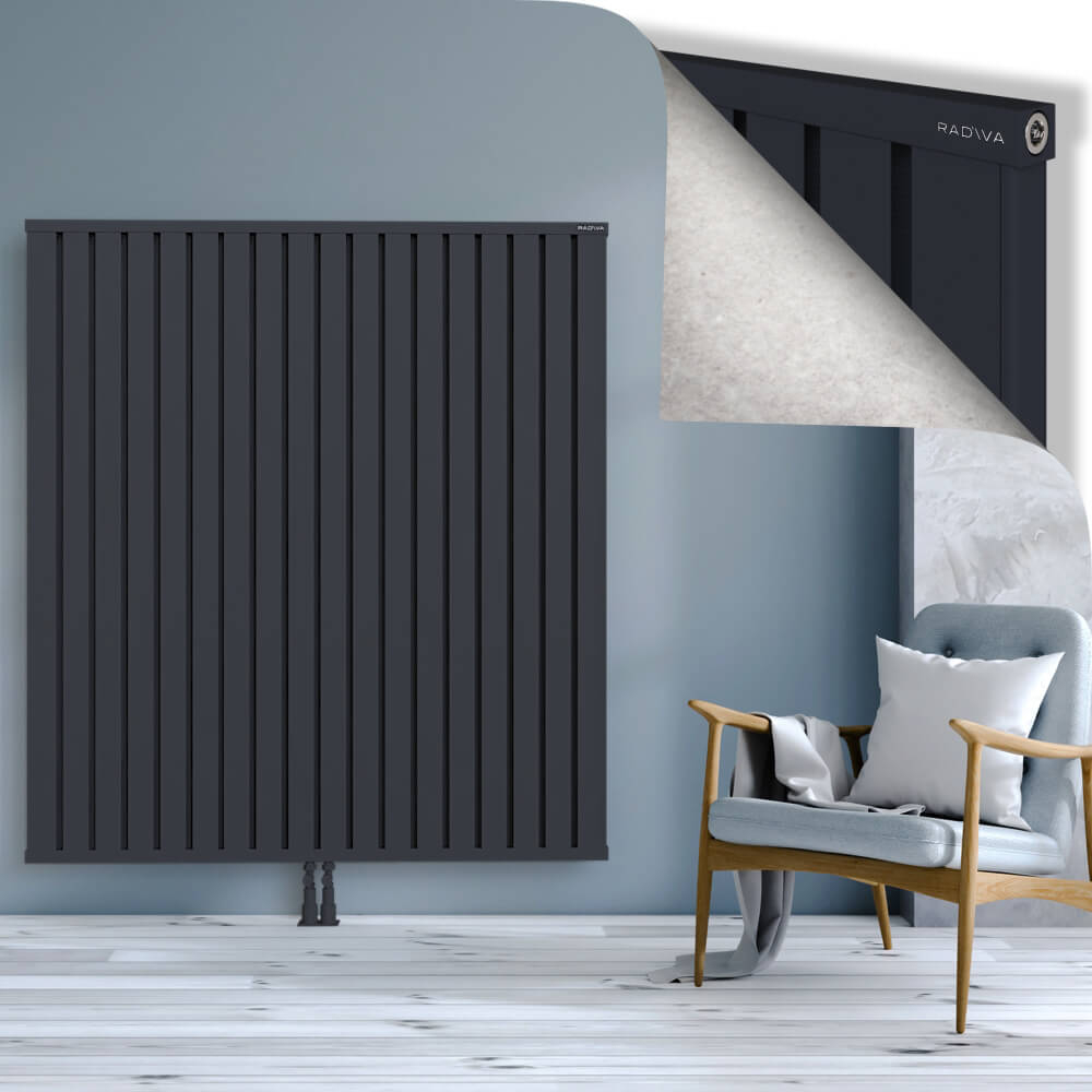Obi Dekoratif Alüminyum Radyatör 1600x1444 Koyu Antrasit - 2