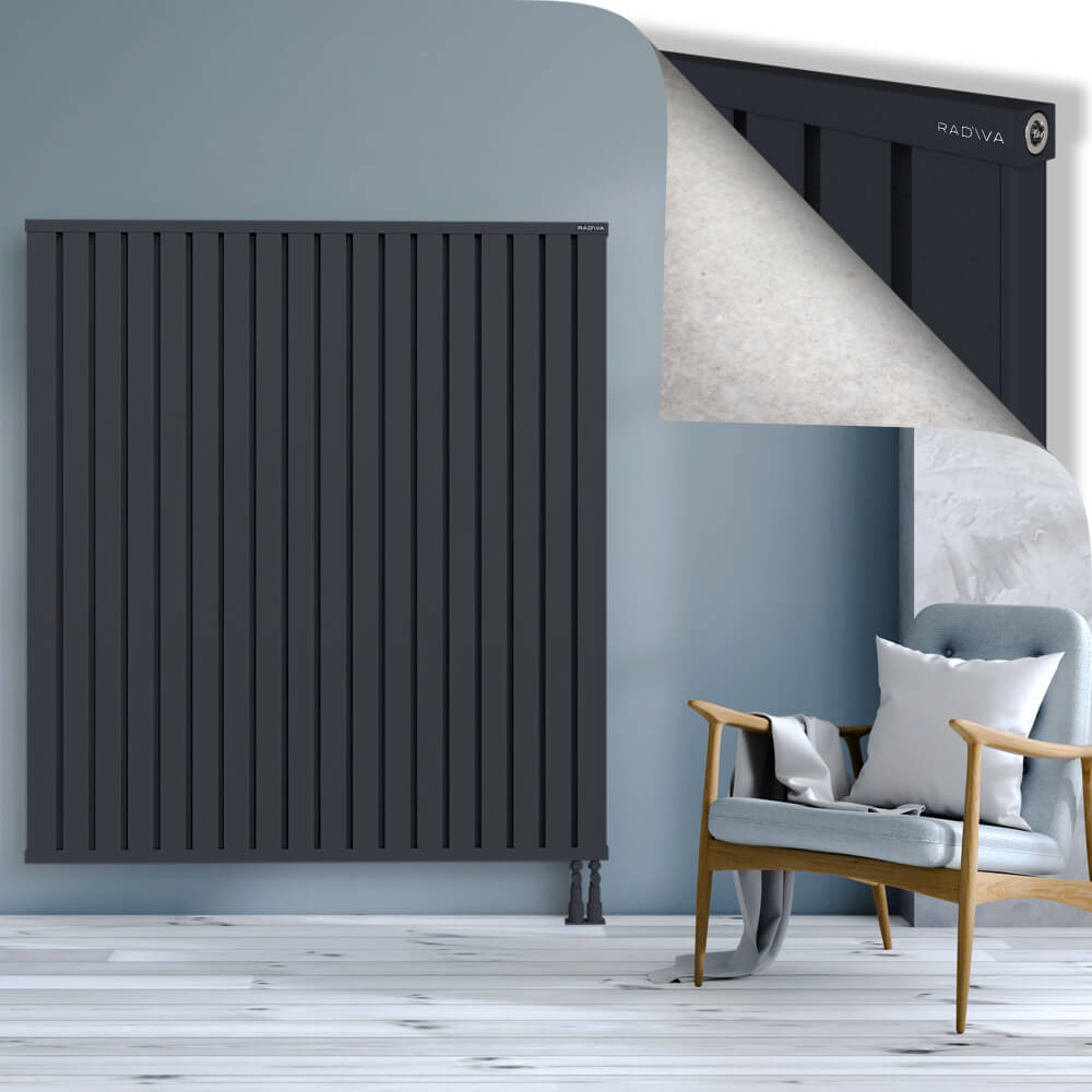 Obi Dekoratif Alüminyum Radyatör 1600x1444 Koyu Antrasit - 3