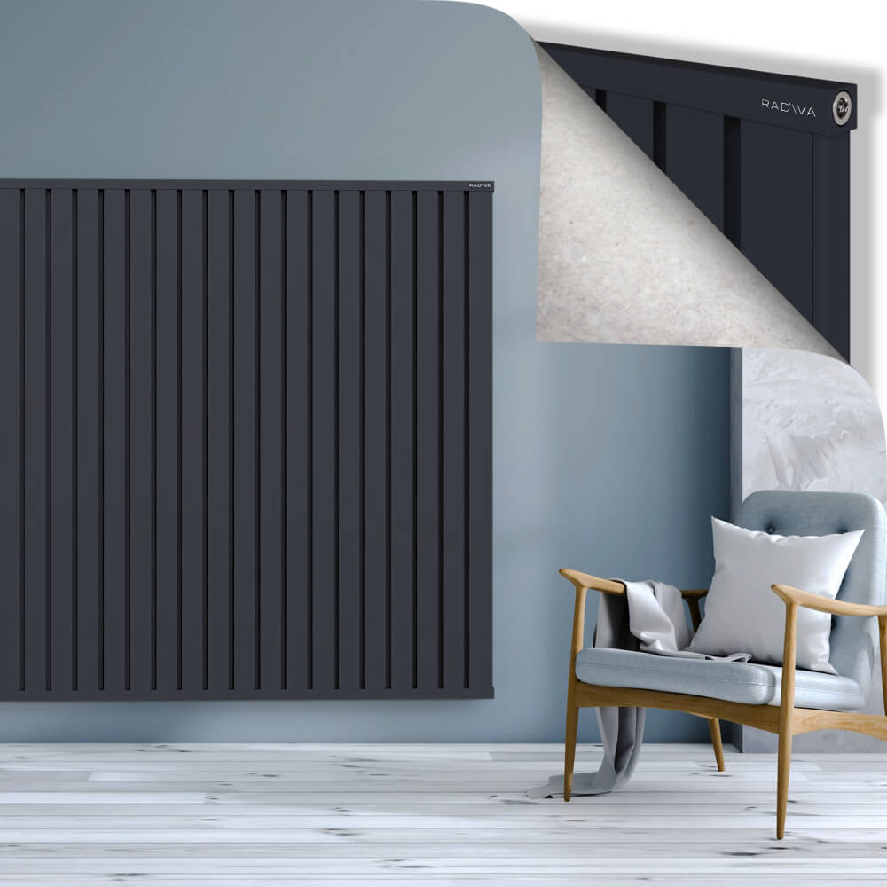 Obi Dekoratif Alüminyum Radyatör 1600x2164 Koyu Antrasit - 4