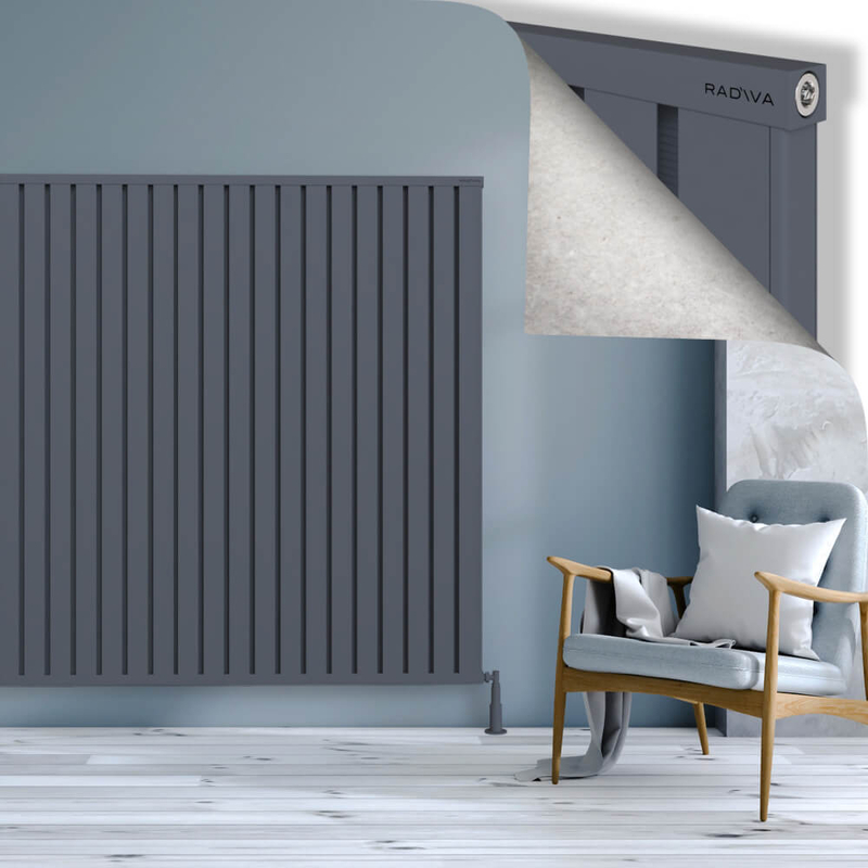 Obi Dekoratif Alüminyum Radyatör 1600x2244 Antrasit 