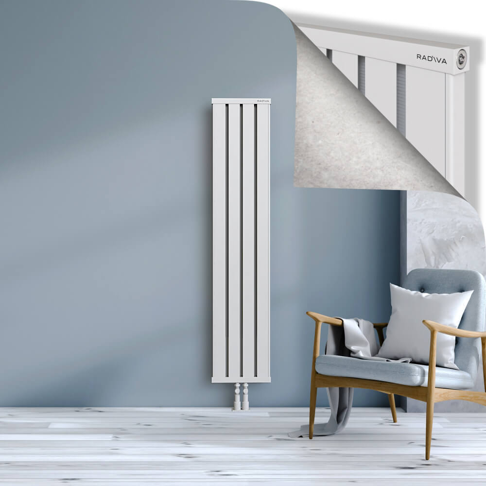 Obi Dekoratif Alüminyum Radyatör 1600x324 Beyaz - 2