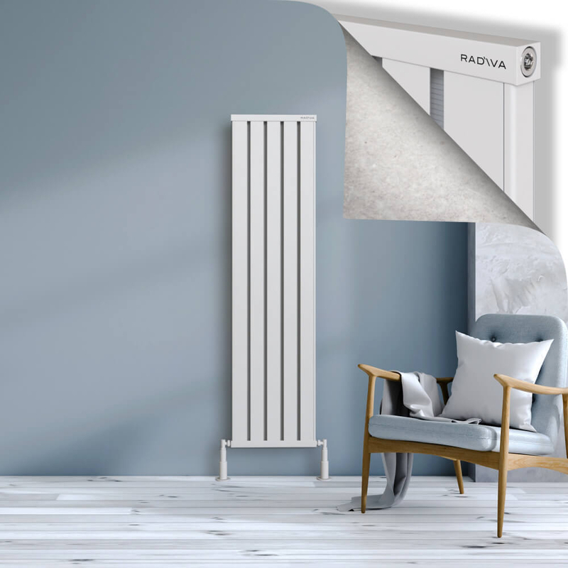 Obi Dekoratif Alüminyum Radyatör 1600x404 Beyaz 