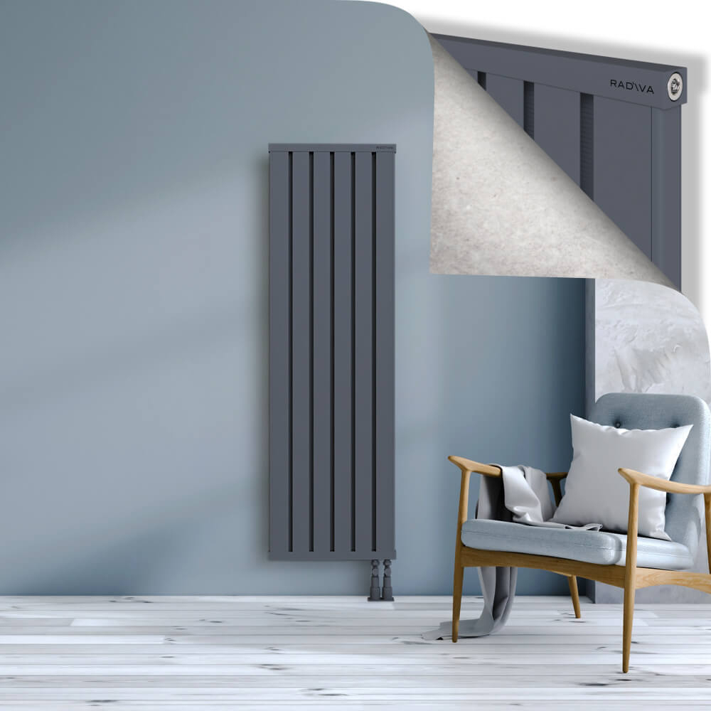 Obi Dekoratif Alüminyum Radyatör 1600x484 Antrasit - 3