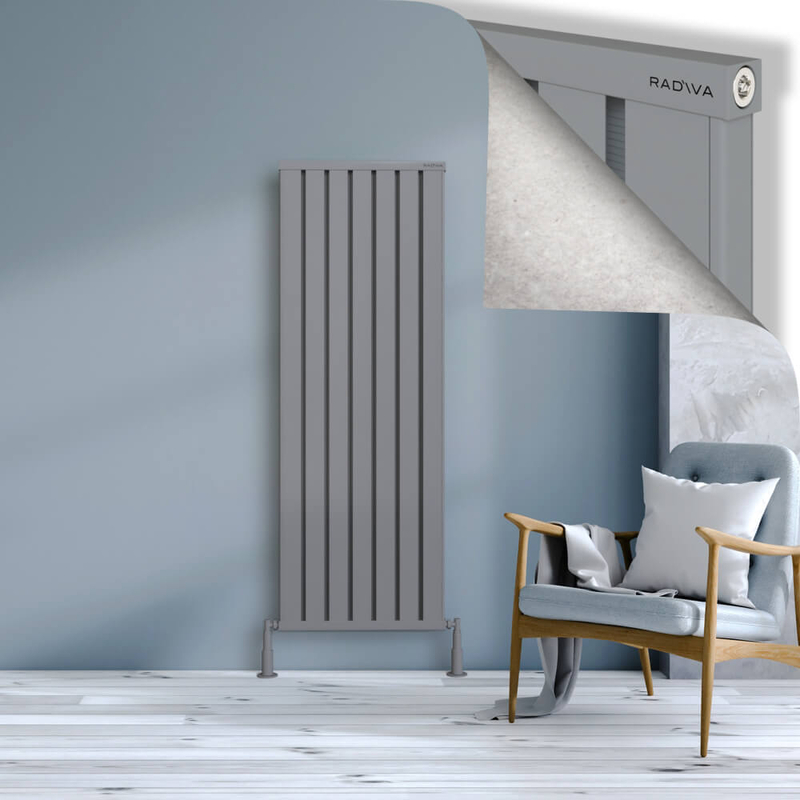 Obi Dekoratif Alüminyum Radyatör 1600x564 Gri