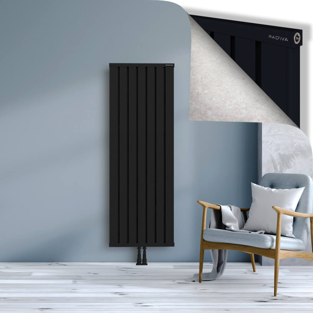 Obi Dekoratif Alüminyum Radyatör 1600x564 Siyah - 2