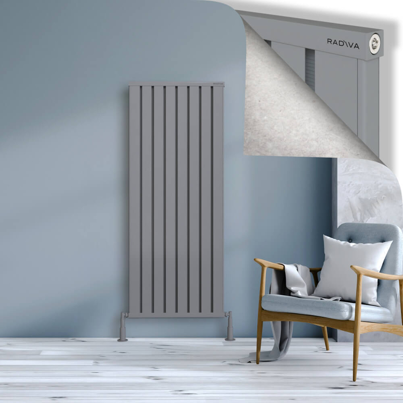 Obi Dekoratif Alüminyum Radyatör 1600x644 Gri