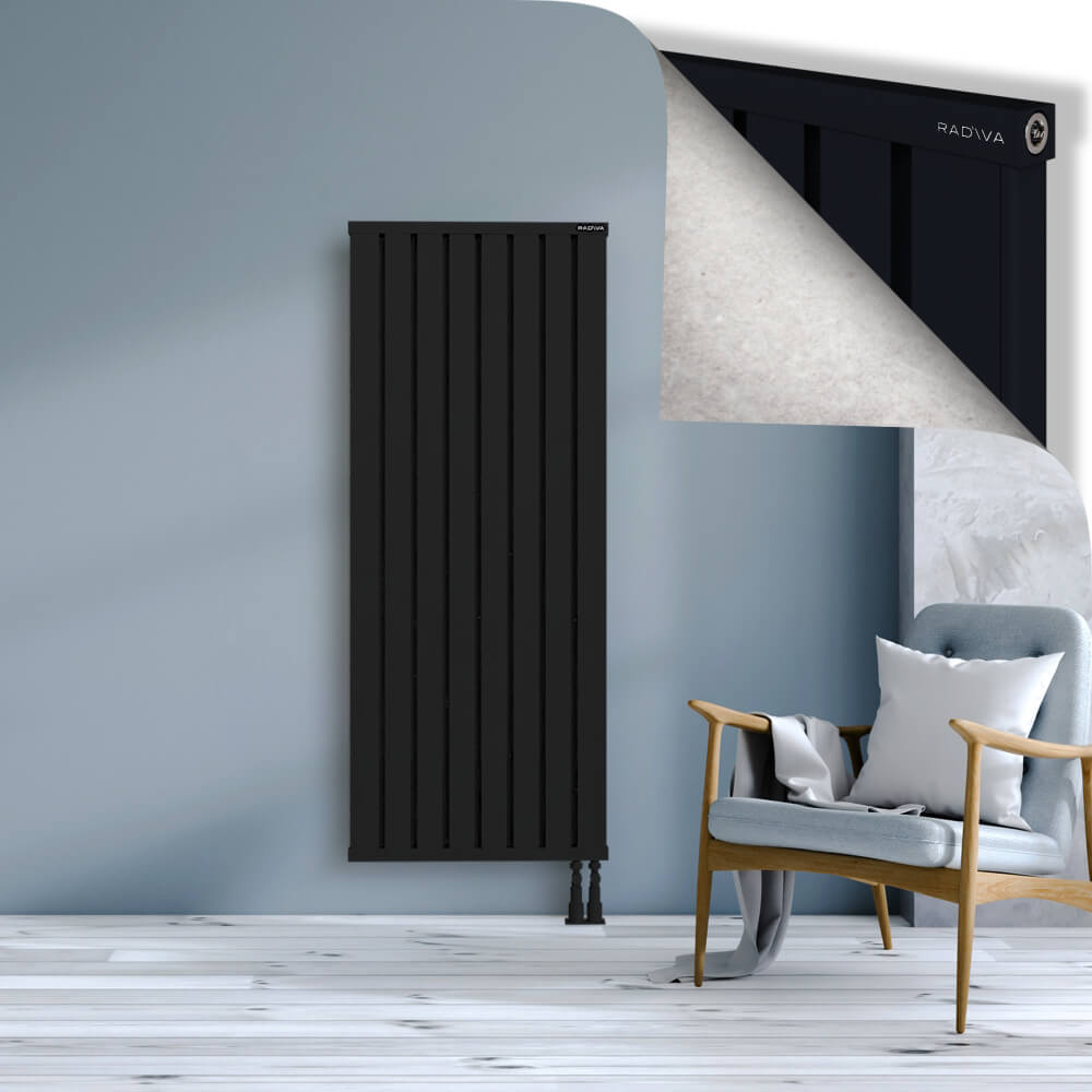 Obi Dekoratif Alüminyum Radyatör 1600x644 Siyah - 3