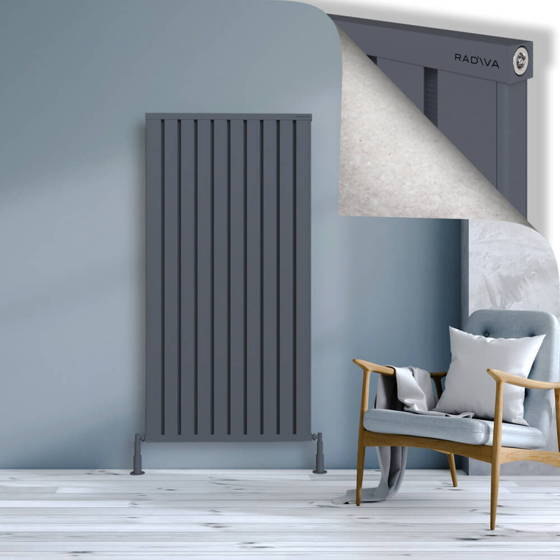 Obi Dekoratif Alüminyum Radyatör 1600x804 Antrasit 