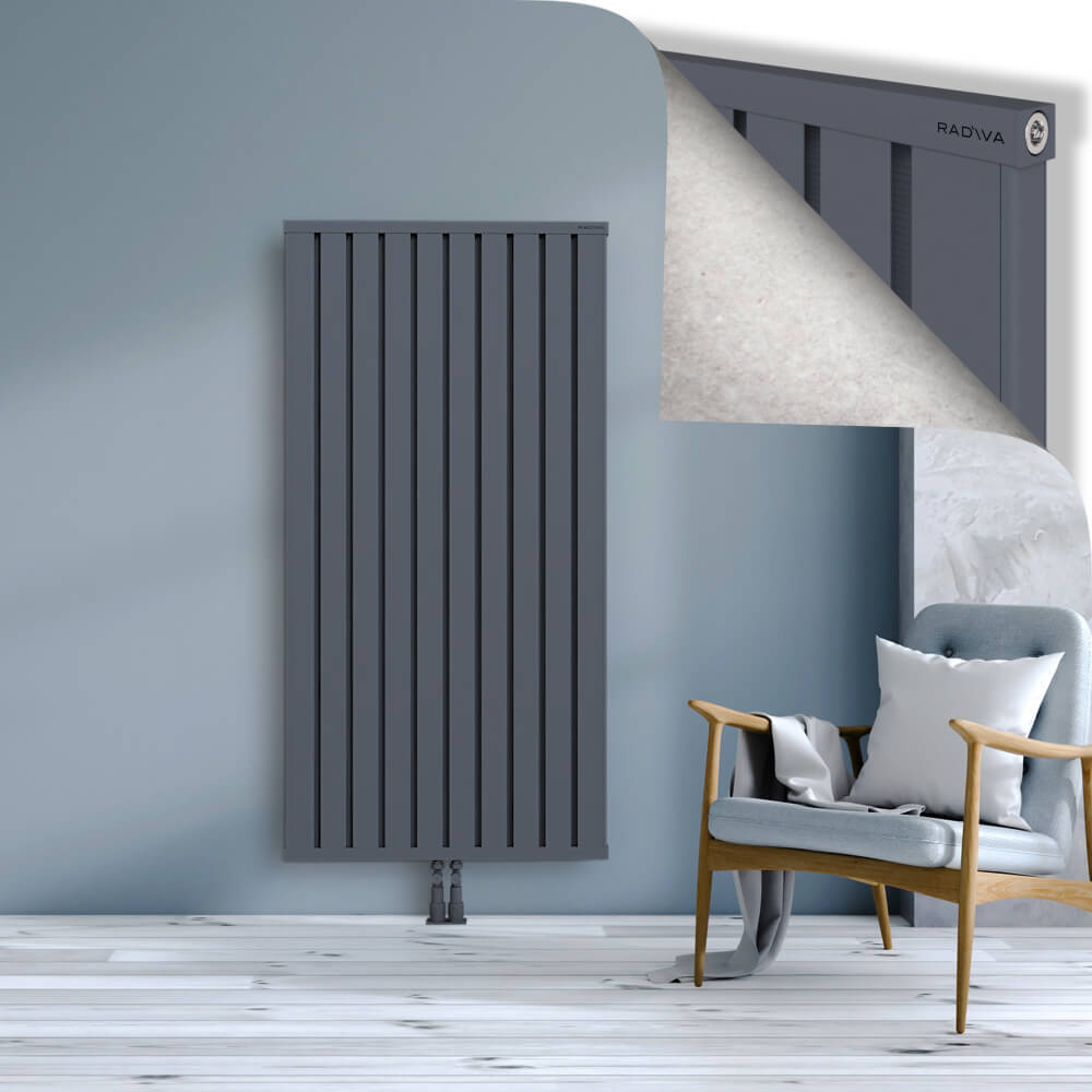Obi Dekoratif Alüminyum Radyatör 1600x804 Antrasit - 2