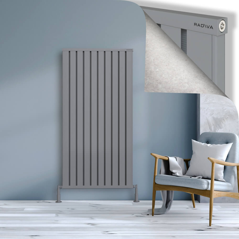 Obi Dekoratif Alüminyum Radyatör 1600x804 Gri 