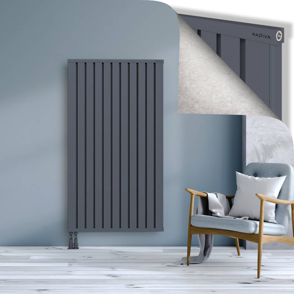 Obi Dekoratif Alüminyum Radyatör 1600x884 Antrasit - 4