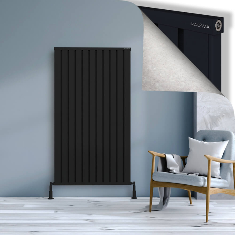 Obi Dekoratif Alüminyum Radyatör 1600x884 Siyah