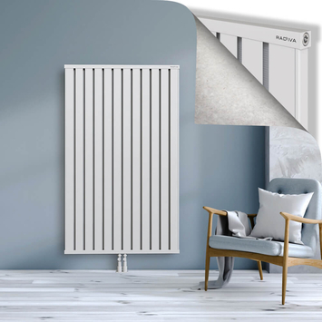 Obi Dekoratif Alüminyum Radyatör 1600x964 Beyaz Alt Orta 50mm