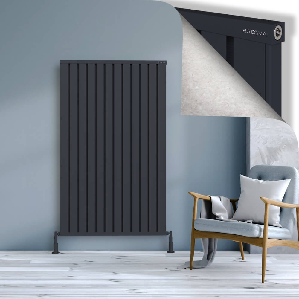 Obi Dekoratif Alüminyum Radyatör 1600x964 Koyu Antrasit - 1