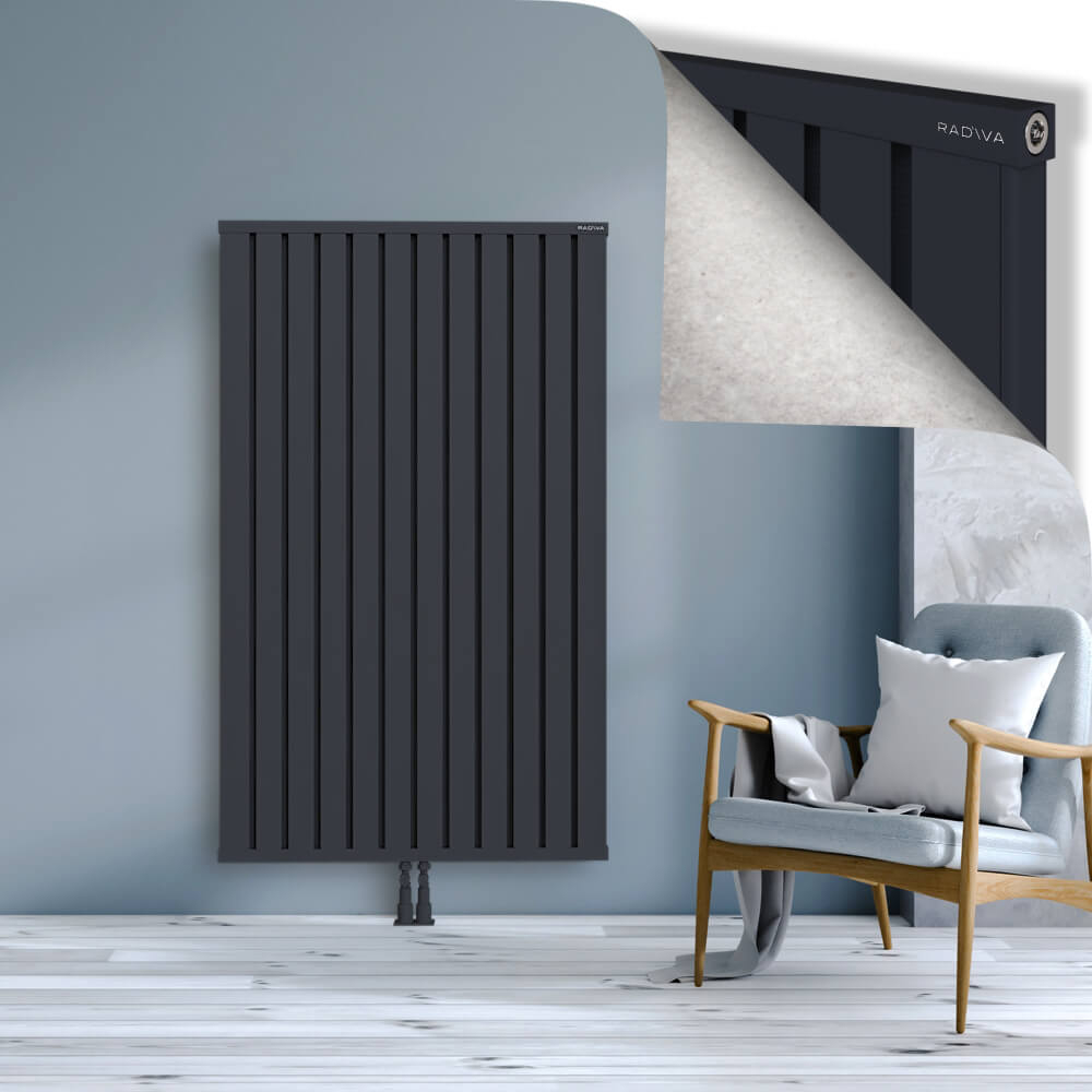 Obi Dekoratif Alüminyum Radyatör 1600x964 Koyu Antrasit - 2
