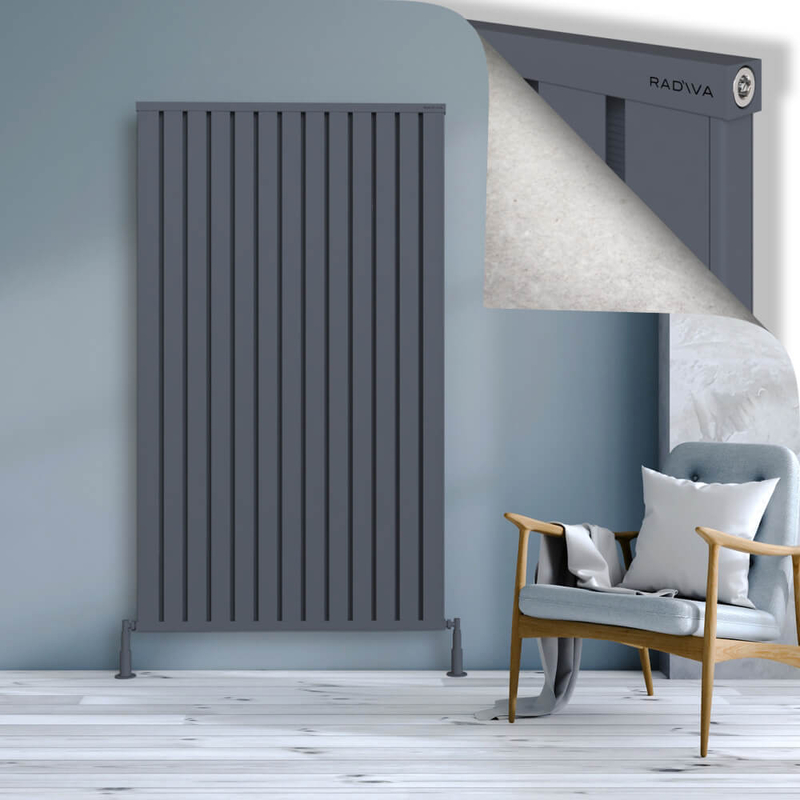 Obi Dekoratif Alüminyum Radyatör 1800x1044 Antrasit