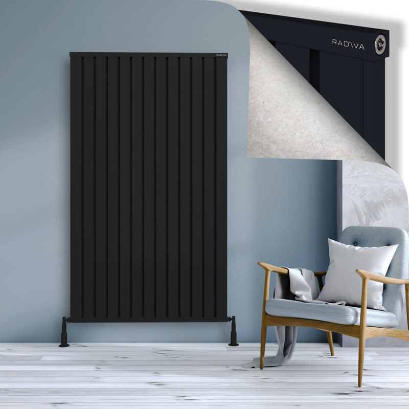 Obi Dekoratif Alüminyum Radyatör 1800x1044 Siyah