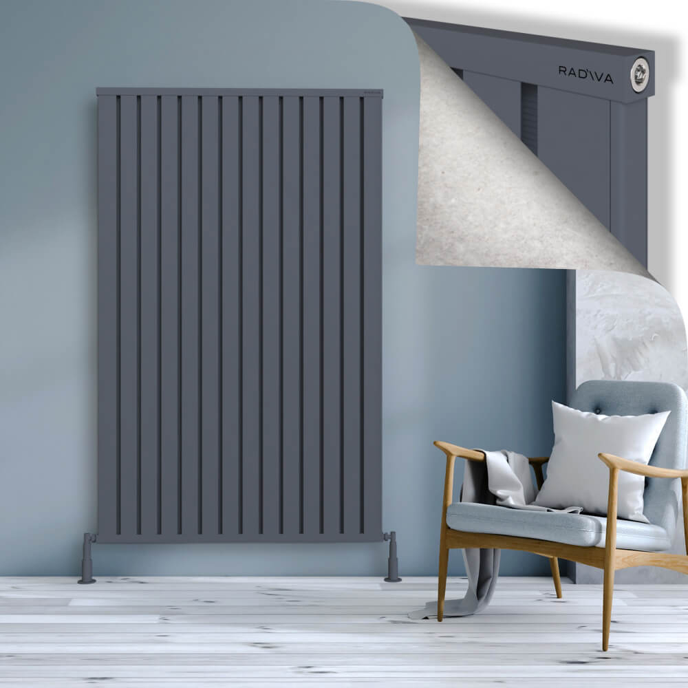 Obi Dekoratif Alüminyum Radyatör 1800x1124 Antrasit - 1