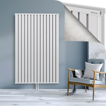 Obi Dekoratif Alüminyum Radyatör 1800x1124 Beyaz Alt Orta 50mm