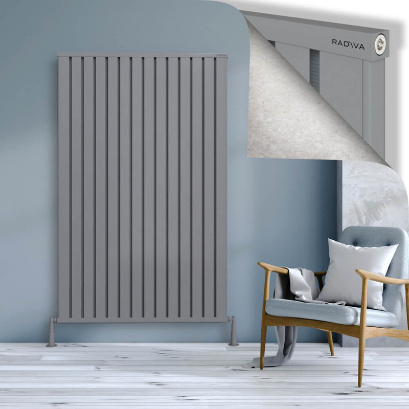 Obi Dekoratif Alüminyum Radyatör 1800x1124 Gri 